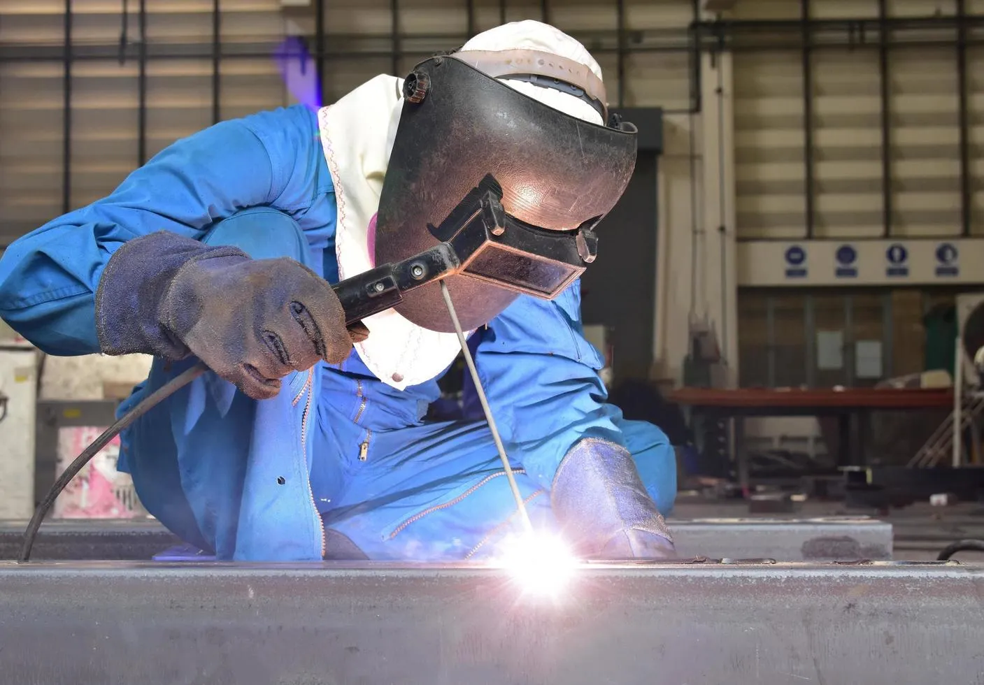 Chaudronnerie industrielle, l'une des opérations offertes par le service de construction métallique de Giga Steel.