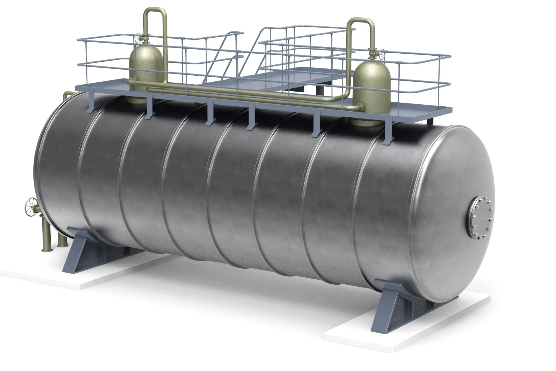Réservoir de stockage fabriqué par le service de construction métallique de Giga Steel.