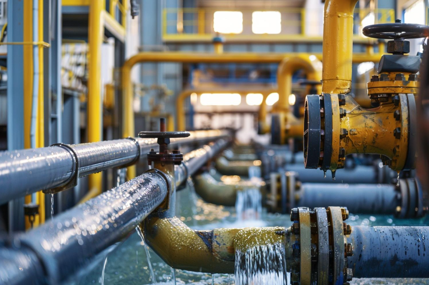 Tuyaux endommagés nécessitant des réparations